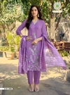 Raahi Vol 2 By Passion Tree Roman Silk Kurti With Bottom Dupatta
